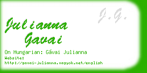julianna gavai business card